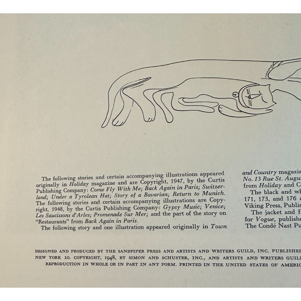 Ludwig Bemelmans The BEST OF TIMES Illustrated Humorous European Travel Memoir - Picture 5 of 8